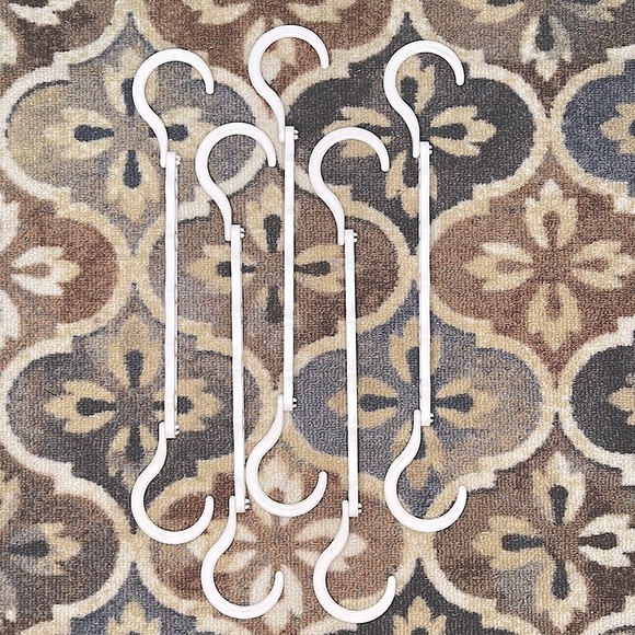 Space Saving Plastic Hangers Hanger Extenders for Clothes Closet Organizing - Picture 4 of 10